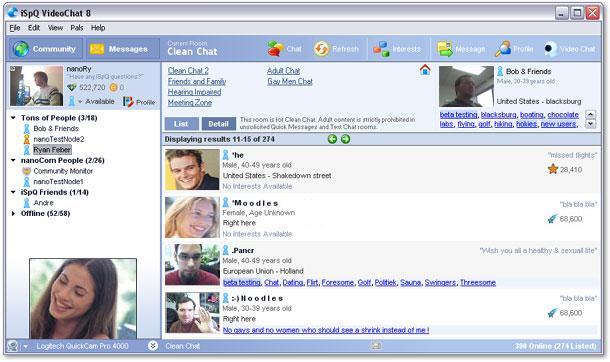 ISpQ VideoChat Screenshot